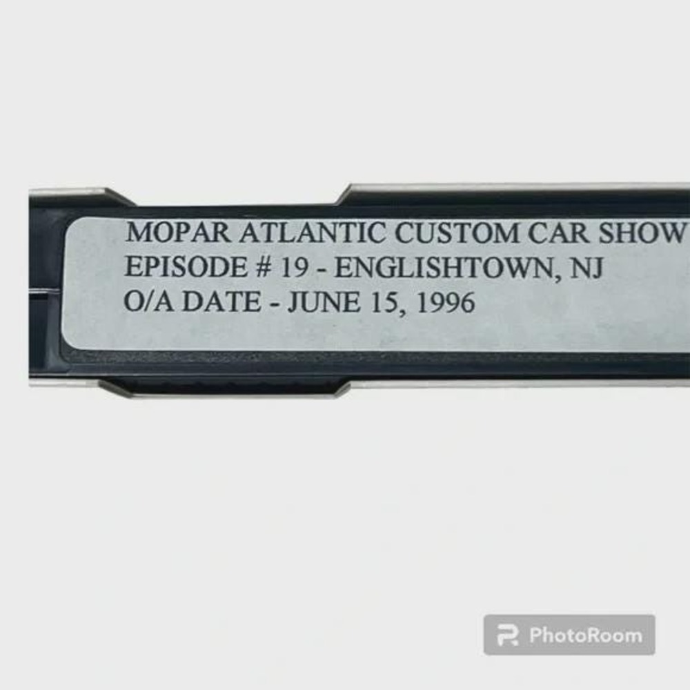 Mopar Atlantic Custom Car Show Englishtown NJ June 15 1996 VHS